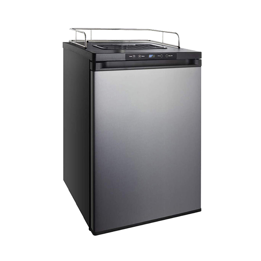 TWELVETAP- 4 Keg Capacity beer dispenser-Four Tap Stainless Steel Kegerator-Designed for Homebrewers