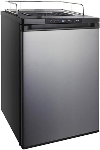 TWELVETAP- 4 Keg Capacity beer dispenser-Double Tap Stainless Steel Kegerator-Designed for Homebrewers