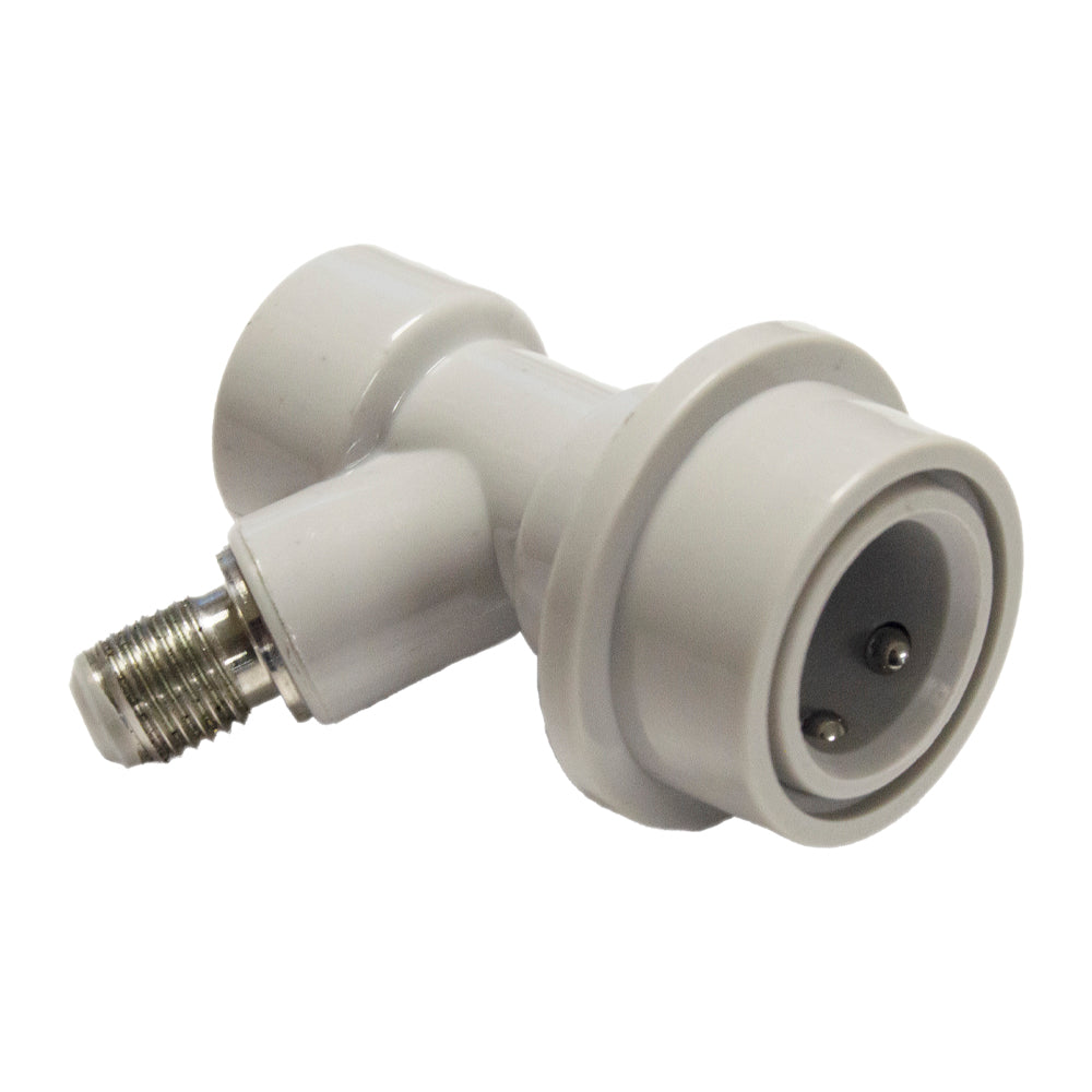 TWELVETAP 1 Pairs Ball Lock Keg Quick Disconnect Set With 2PCS 7/16-20UNF thread,Ball Lock Quick Disconnect 3/8