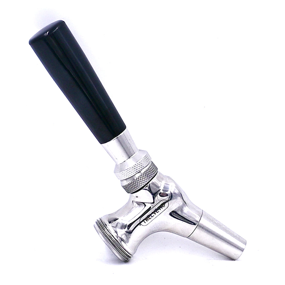 TWELVETAP Non-adjustable Peace Tap Stainless Steel Beer Tap for Keg Tap Tower Beer Shank & Kegerator Beer Faucet Classic Beer Dispensing Tap Standard Faucet Tap