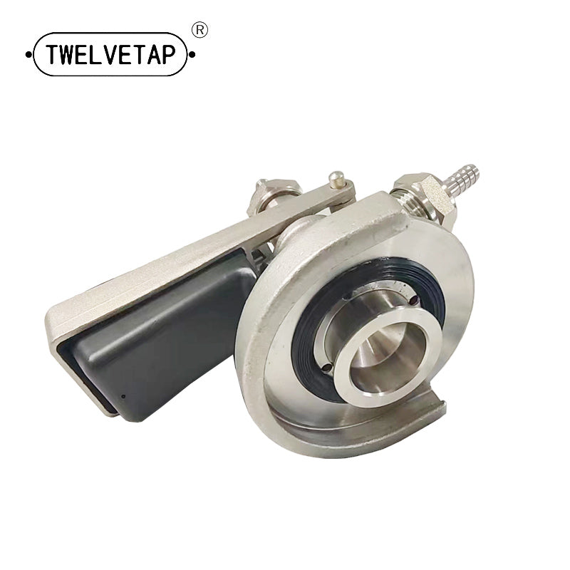 TWELVETAP All Stainless Steel 304 A Type Beer Coupler,Beer Barrel Coupler, G5/8 A Type Keg Coupler, Coupler With Relief Valve Brewing Accessory