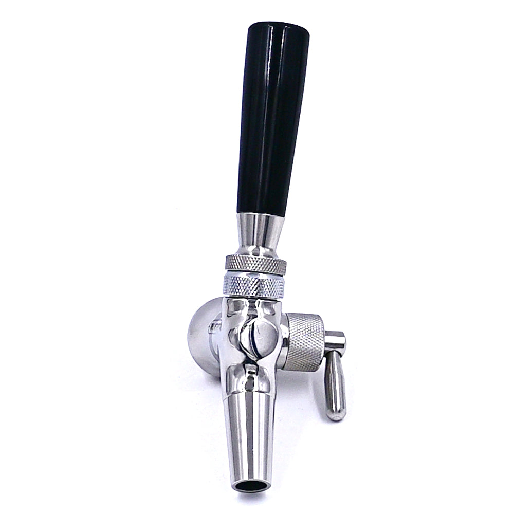 TWELVETAP Adjustable Peace Tap Stainless Steel Beer Tap for Keg Tap Tower Beer Shank & Kegerator Beer Faucet Classic Beer Dispensing Tap Standard Faucet Tap