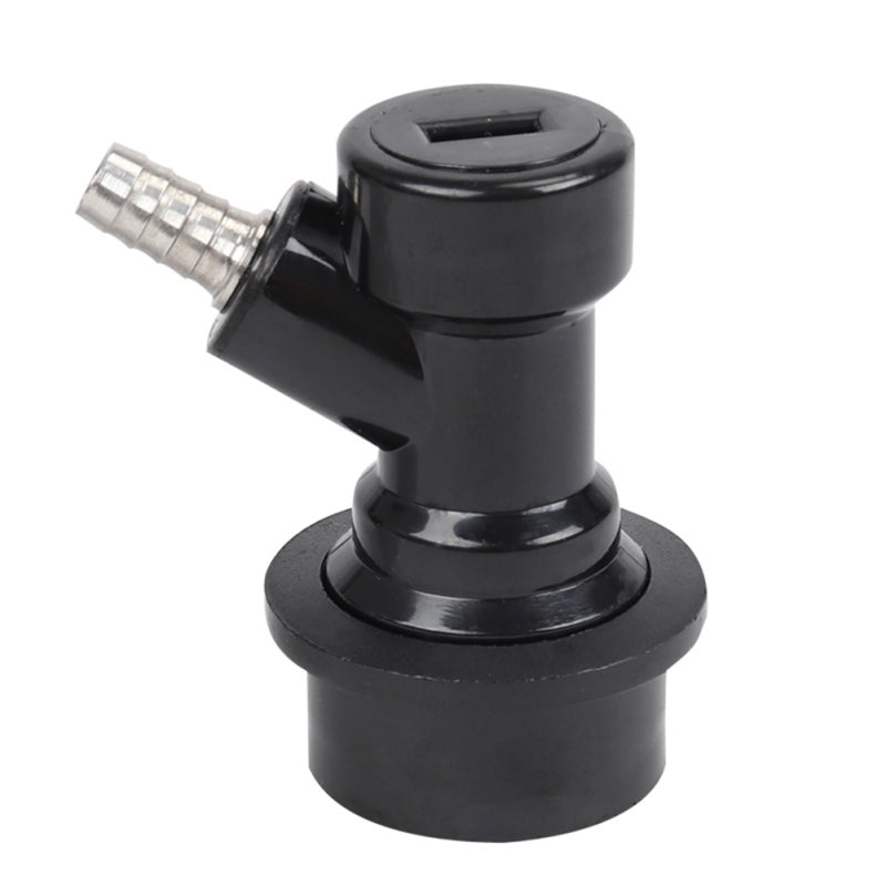 TWELVETAP 1 Pair Ball Lock keg couplers Barb Gas&Liquid Beer Quick Disconnects Sets Black for Liquid,Gray for Gas