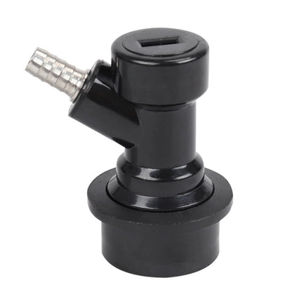 TWELVETAP 1 Pair Ball Lock keg couplers Barb Gas&Liquid Beer Quick Disconnects Sets Black for Liquid,Gray for Gas