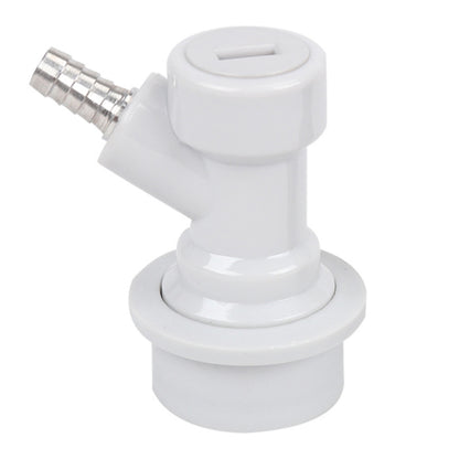 TWELVETAP 1 Pair Ball Lock keg couplers Barb Gas&Liquid Beer Quick Disconnects Sets Black for Liquid,Gray for Gas