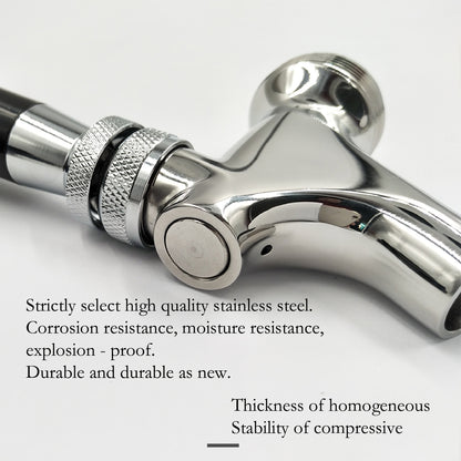 TWELVETAP Stainless Steel  Beer Tap for Keg Tap Tower Beer Shank & Kegerator Beer Faucet Classic Beer Dispensing Tap Standard Faucet Tap