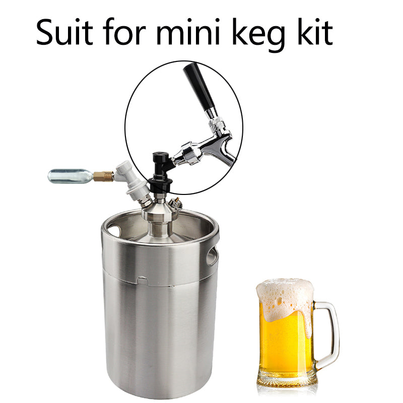 TWELVETAP Stainless Steel  Beer Tap for Keg Tap Tower Beer Shank & Kegerator Beer Faucet Classic Beer Dispensing Tap Standard Faucet Tap