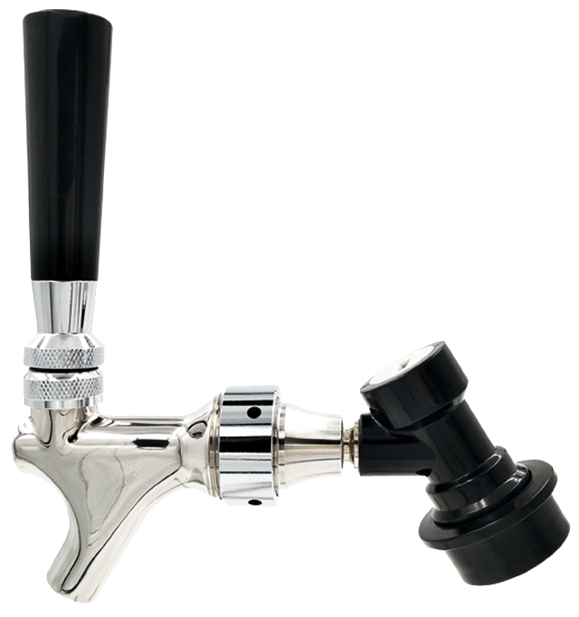 TWELVETAP Stainless Steel  Beer Tap for Keg Tap Tower Beer Shank & Kegerator Beer Faucet Classic Beer Dispensing Tap Standard Faucet Tap