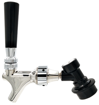TWELVETAP Stainless Steel  Beer Tap for Keg Tap Tower Beer Shank & Kegerator Beer Faucet Classic Beer Dispensing Tap Standard Faucet Tap