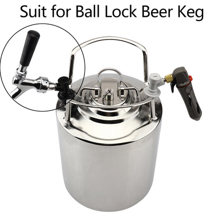 TWELVETAP Stainless Steel  Beer Tap for Keg Tap Tower Beer Shank & Kegerator Beer Faucet Classic Beer Dispensing Tap Standard Faucet Tap